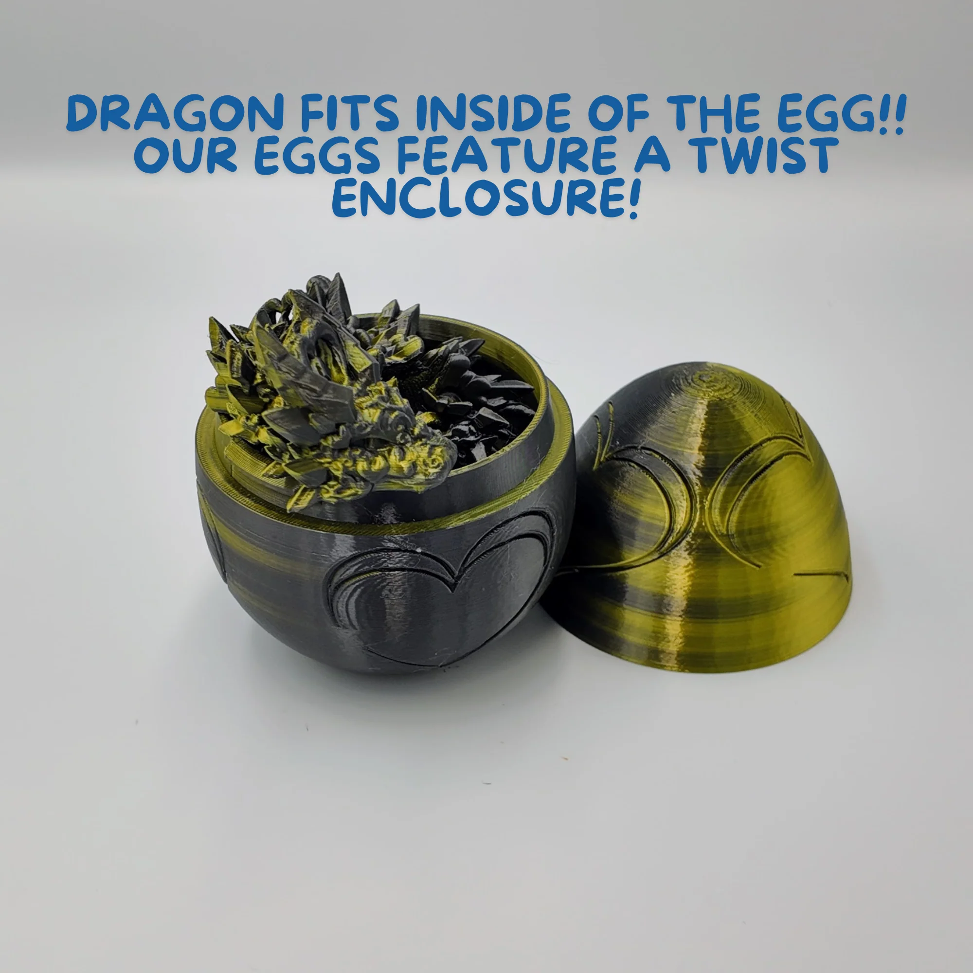 Heart Dragon Egg - 17" Dragons Articulating Joints - Mushroom Themed - Image 23